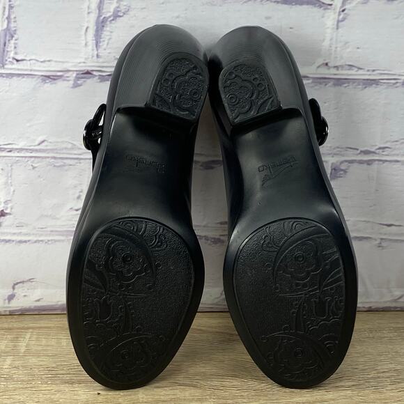 Dansko Black Mary Jane Mules - Picture 7 of 9